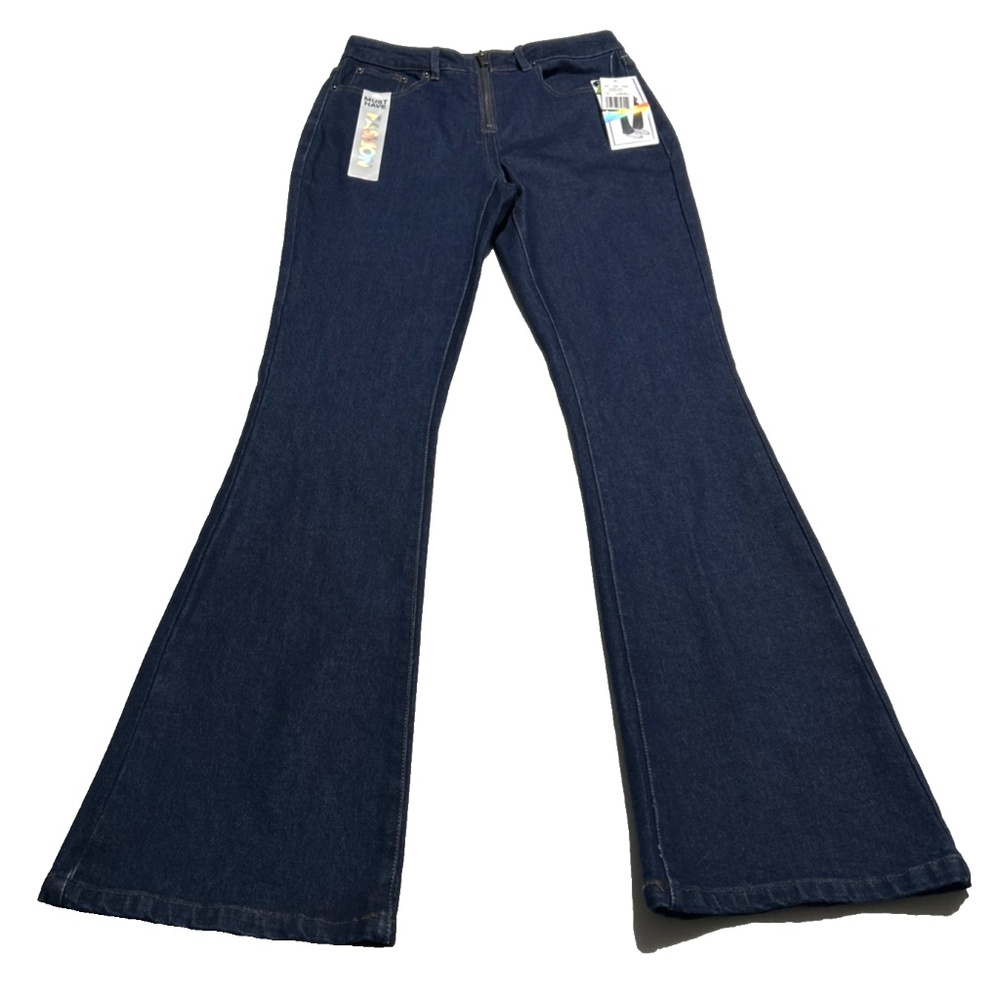 Tinseltown Jeans Women's Size 3/26‎ Blue Dark Wash Hi-Rise Flare NWT